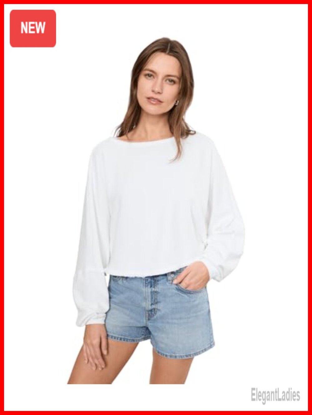 Free People To The East Pullover Sweater Oversized Cotton Blend